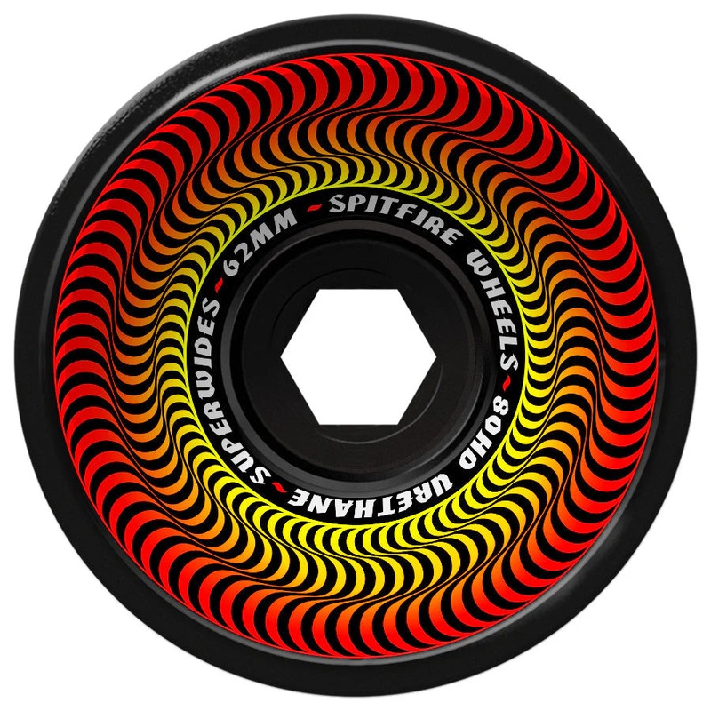 Spitfire 80HD  Superwides Wheels Black 80A 62MM