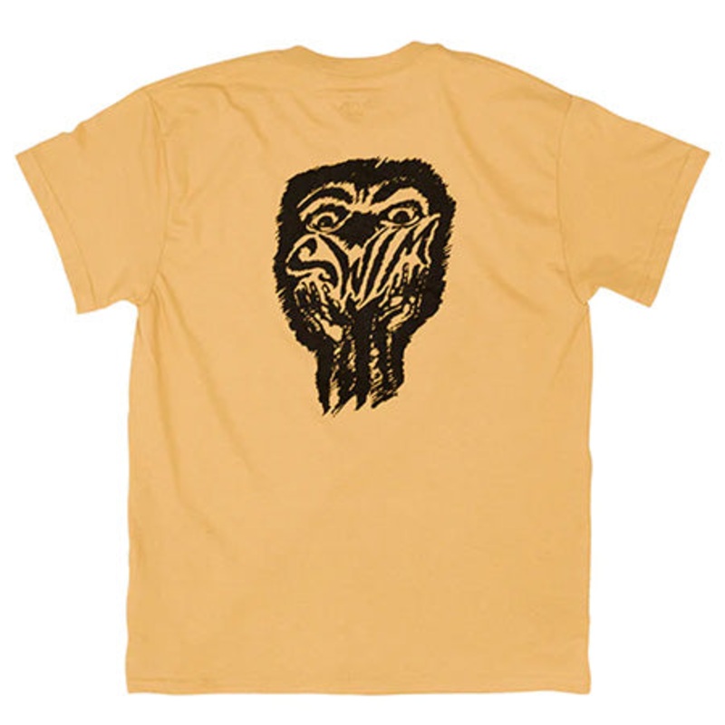 Swim Skateboard Co. Behold T Shirt Gold Large