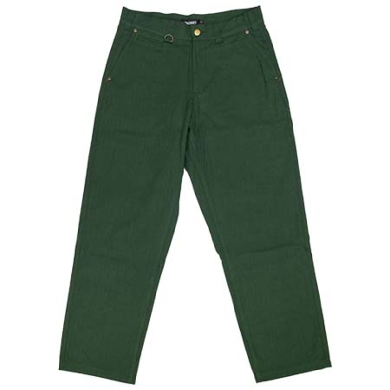 Theories Herringbone Hunting Trousers Dark Green 36