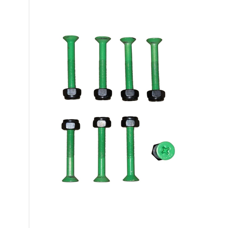1-1/2″  Skateboard Hardware Bolts – GREEN