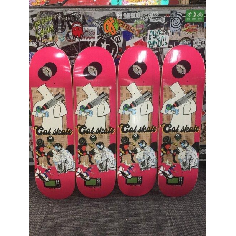 CAL SKATE “CURSIVE” ASSORTED SIZED DECK 8.0″