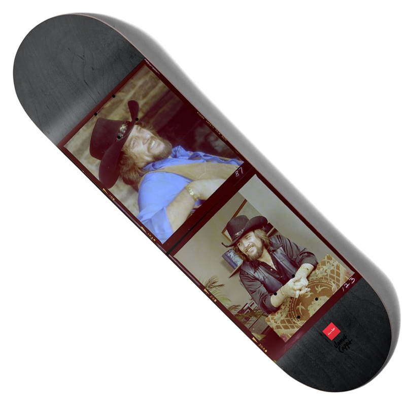 Chocolate James Capps Waylon Jennings Deck Multicolor 8.5 x 31.75 WB:14.25