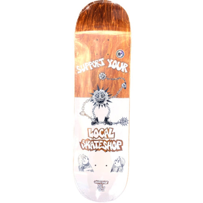 DLX Mike Gigliotti LIMITED Skate Shop Day Skateboard Deck Brown 8.5″ 8.5″
