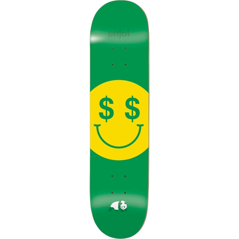 Enjoi Cash Money 8.25″ Green Skateboard Deck