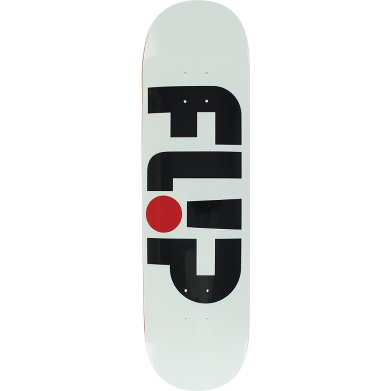 Flip Odyssey Logo 8.25″ White Skateboard Deck