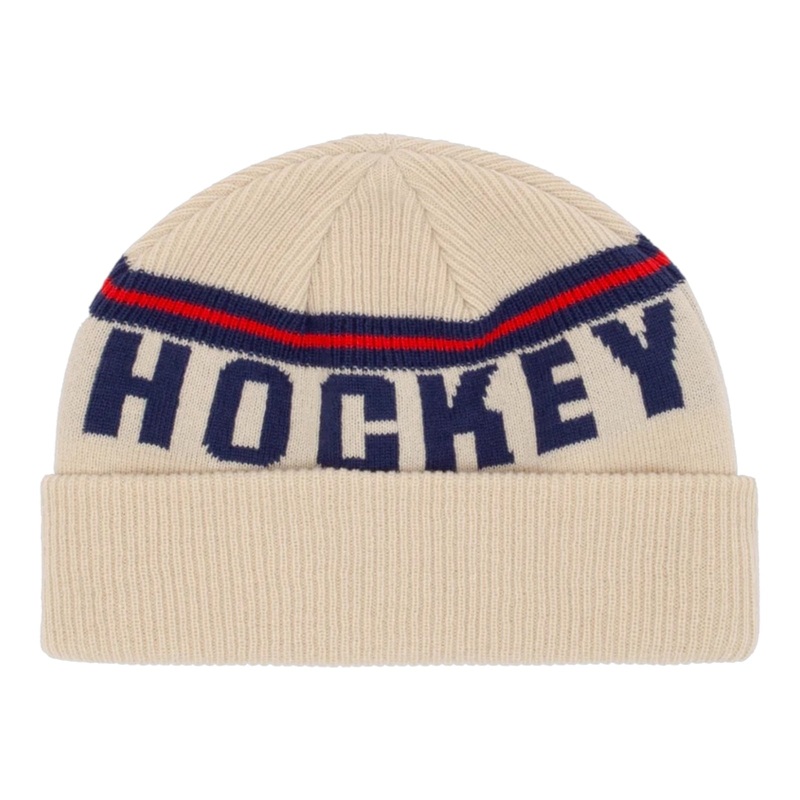 HOCKEY FRIENDLY BEANIE CREAM OS