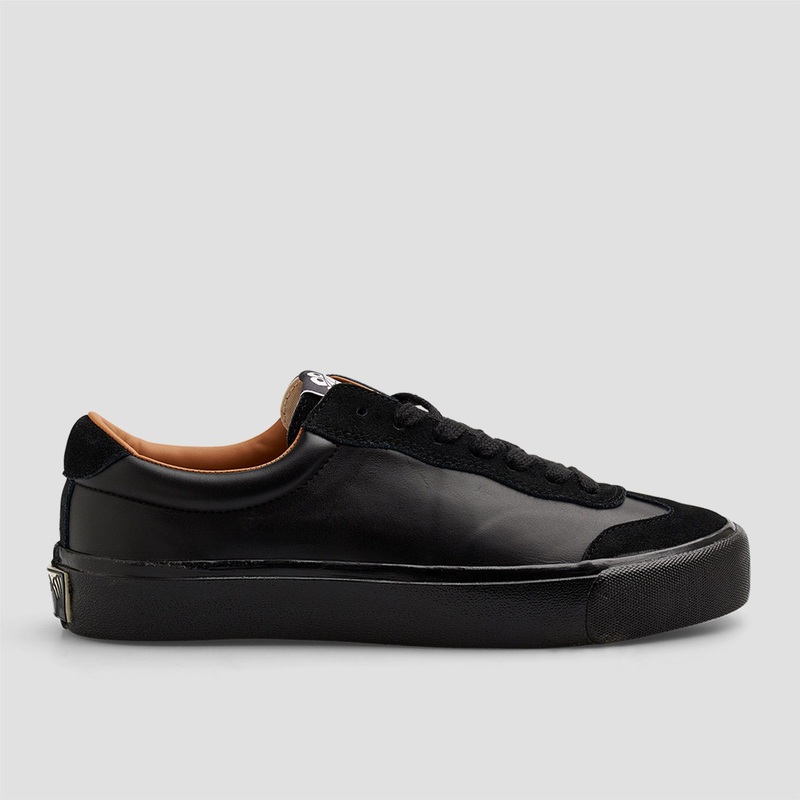 Last Resort AB VM004 Milic Leather / Suede Lo Skateboard Shoes Duo Black / Black UK6