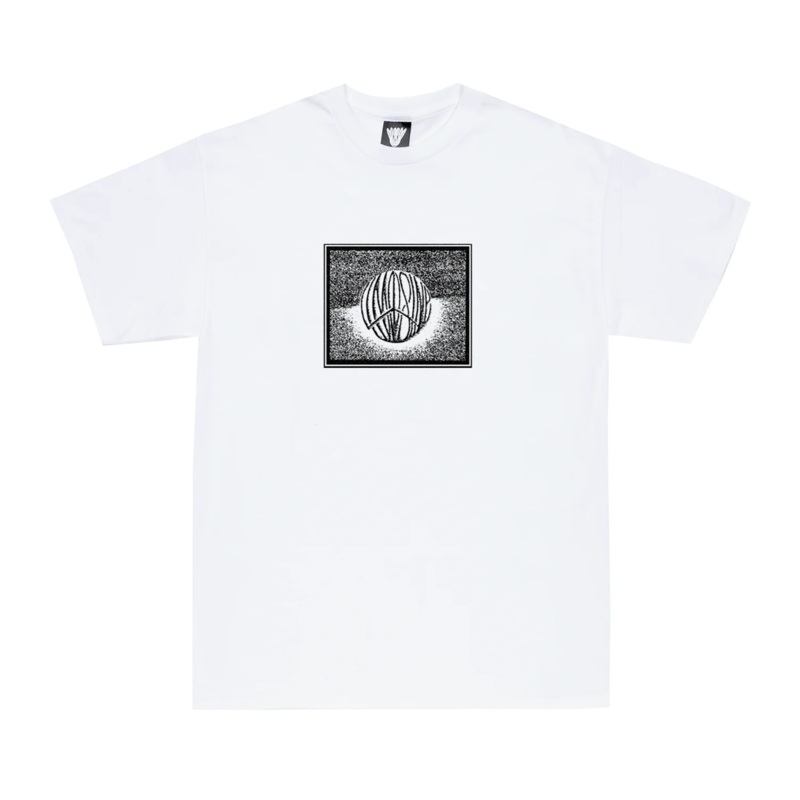 LIMOSINE PEACE BALL T SHIRT WHITE S