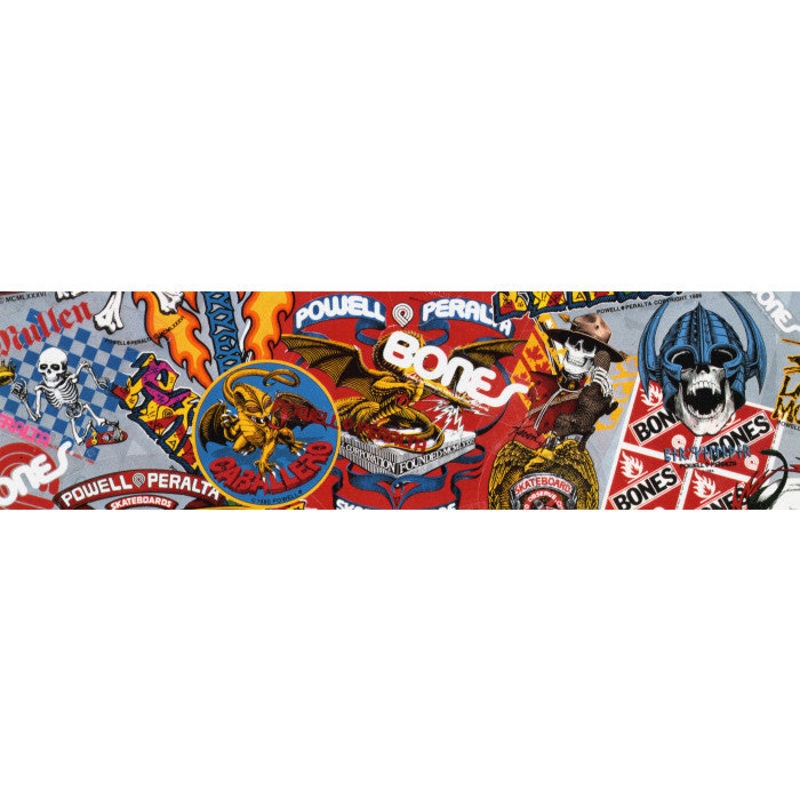 POWELL PERALTA COLLAGE 3 GRAPHIC PREMIUM SKATEBOARD GRIP TAPE 9 x 33