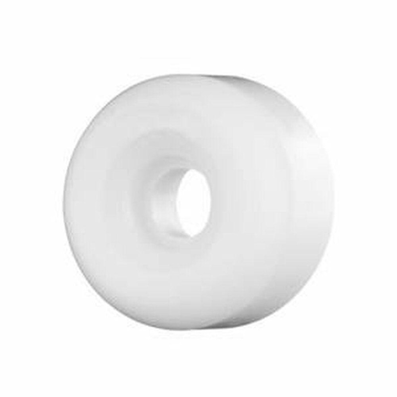Punked White Blank 52mm/99a Skateboard Wheels