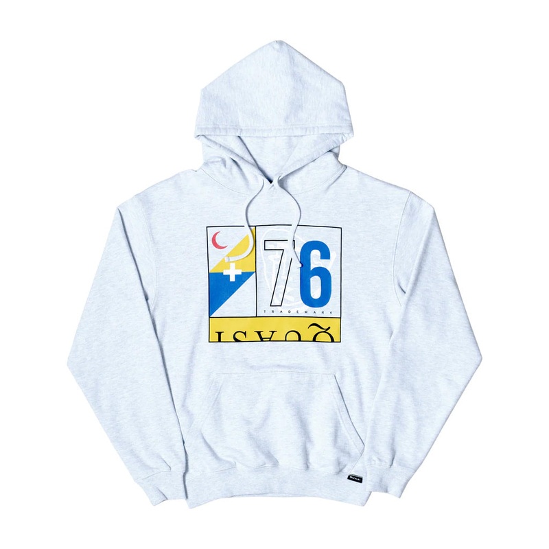Quasi Runner Hooded Sweatshirt (Ash) M