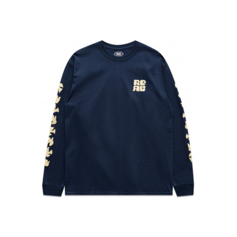 Real Venus Long Sleeve T-Shirt Navy Medium