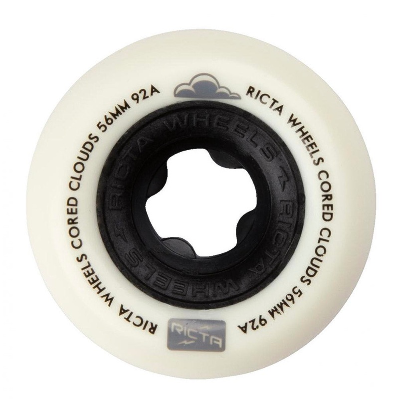 Ricta – 56mm – Cored Clouds 92A Wheels – Black / White