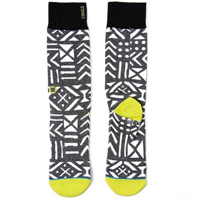 Stance Compass Crew Socks Yellow Large/ Extra Large