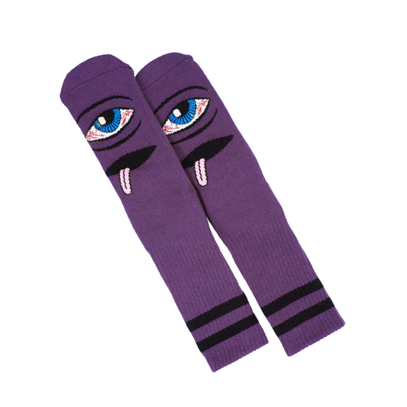 Toy Machine Socks – Bloodshot Eye Purple