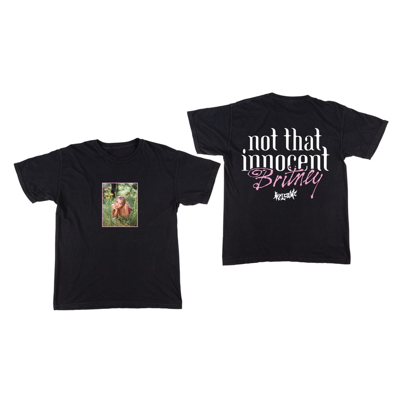 WELCOME X BRITNEY SPEARS DAISIES T-SHIRT Small Black