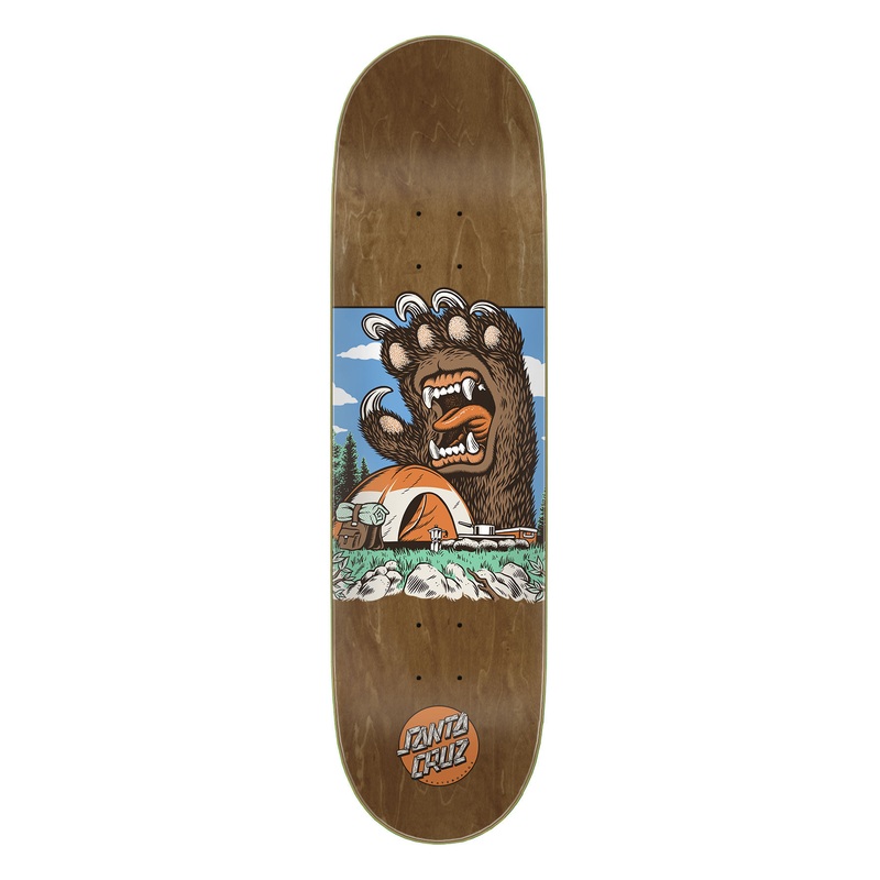 8.5in Screaming Grizzly Santa Cruz Birch Skateboard Deck No Color 8.5in x 32.2in