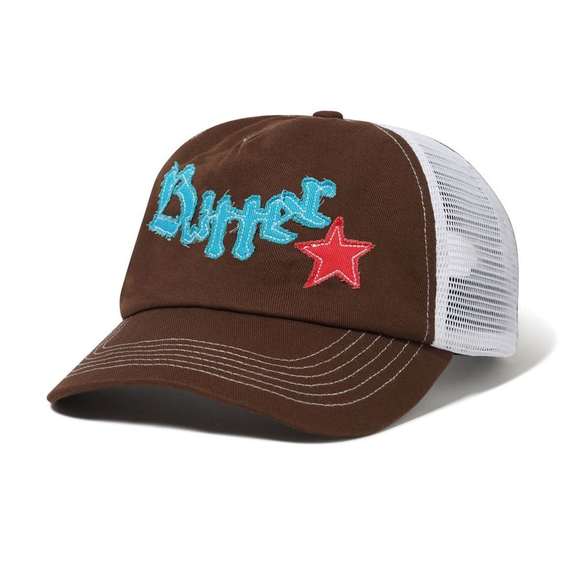 Butter Goods Edge Trucker Hat Brown One Size Fits All