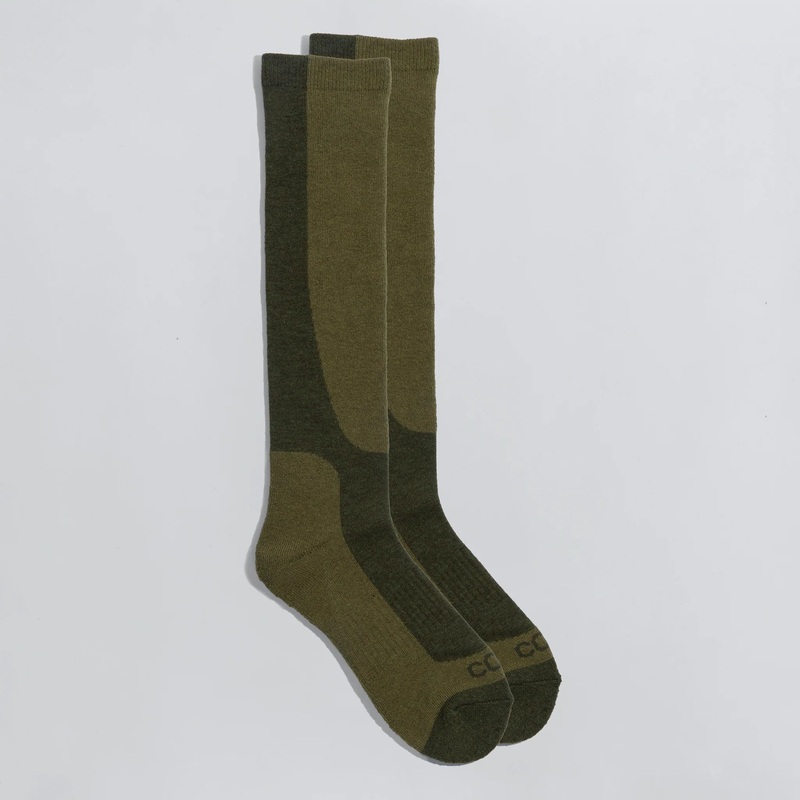 Coal Lightweight Snow Sock Olive/Sage SM/MD
