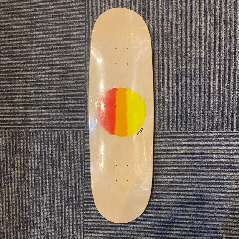 Fixer Skateboards “Spray Dot Logo” 9.5″ Egg Deck