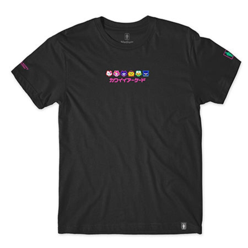 Girl Sanrio Kawaii Arcade T Shirt Black Medium