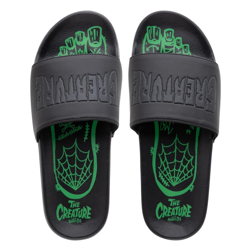 Haunted Sea Creature Slides Black S 7.5-8.5