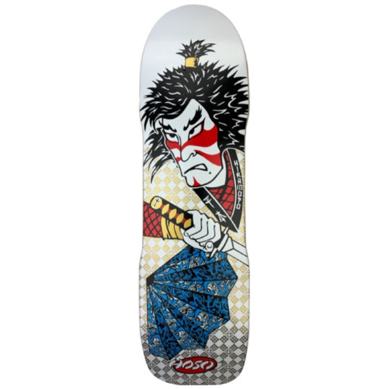 Hosoi Lonny Hiramoto Samurai Skateboard Deck 9.0″ 9.0″ White