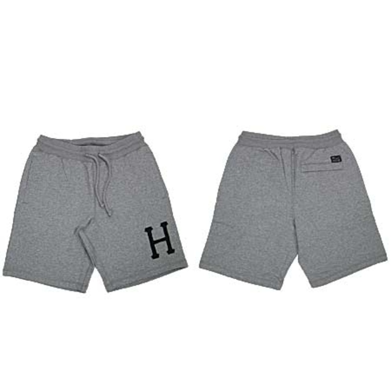 HUF Classic H Fleece Shorts Gray Extra Large