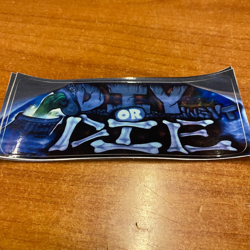 Meericle MFG “DIY or Die Letters” Sticker