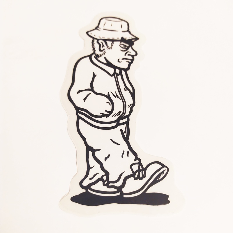 Polar Skateboard Sticker – 12cm high approx