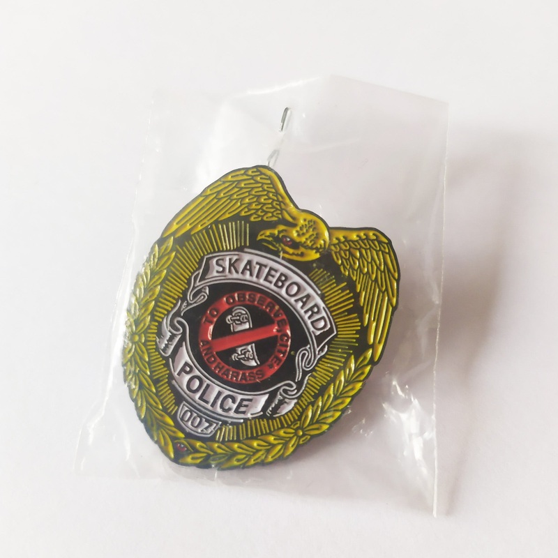 Powell Peralta Skateboard Police Pin