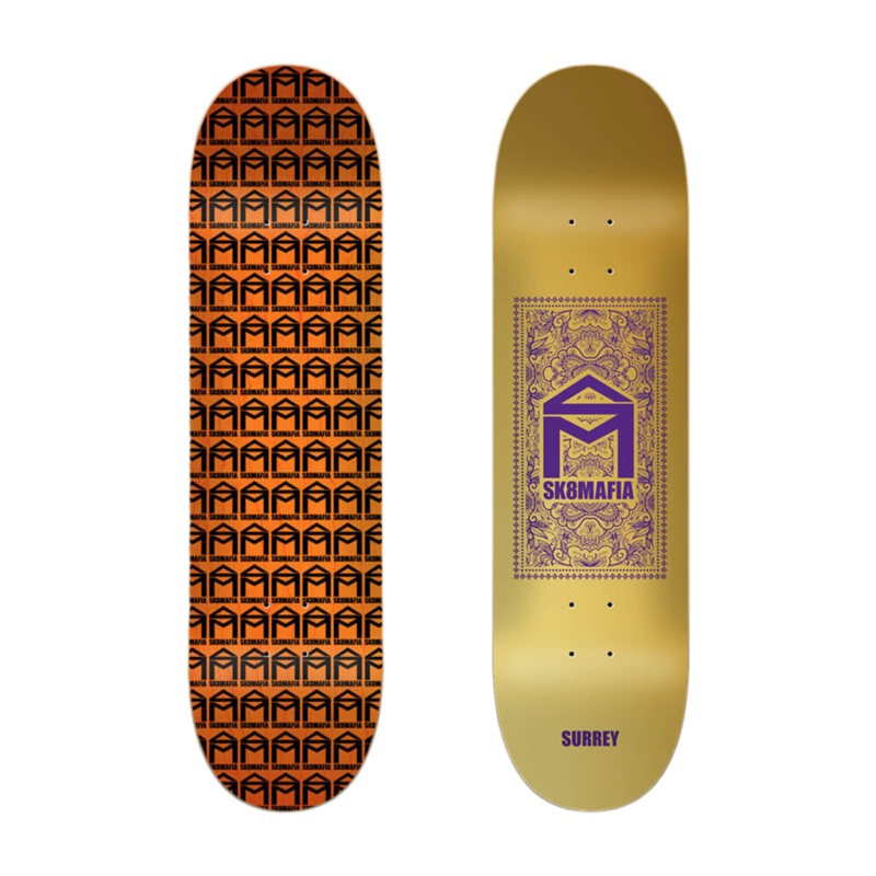 SK8MAFIA Surrey Paisley Foil 8.25″ Skateboard Deck 8.25″ WB 14.25″