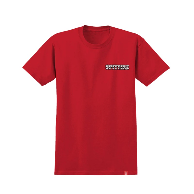 Spitfire Burnout Tee – ( Red ) Medium
