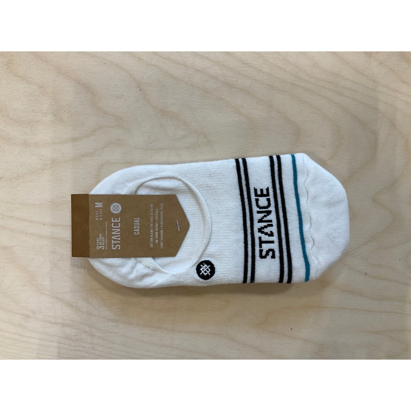 Stance Basic 3 Pack No Show White M