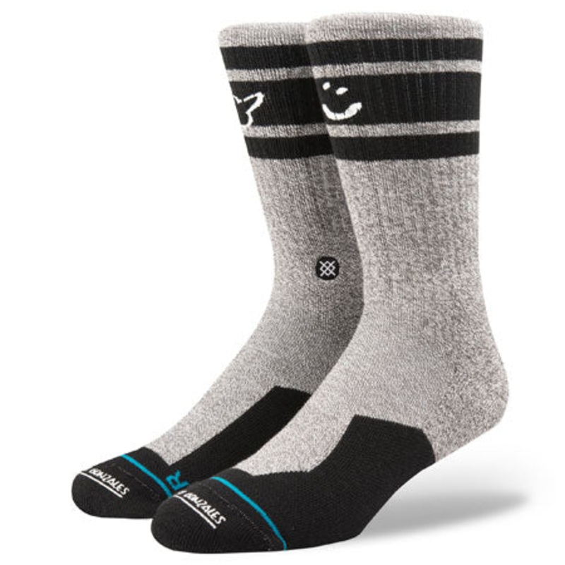 Stance Mark Gonzales Smiley Socks Gray Large
