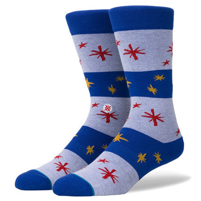 Stance Sparkle Socks Blue Large