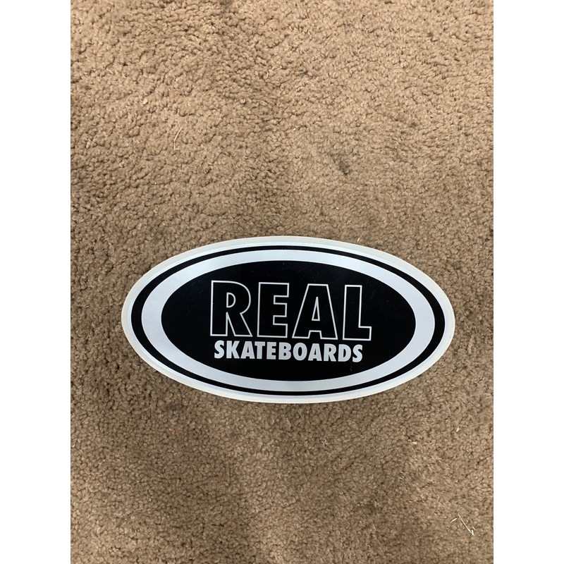Vintage Real Skateboards Oval Decal