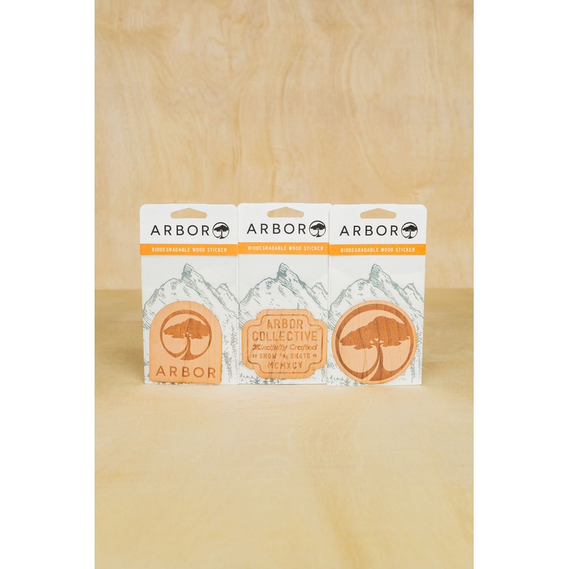 Arbor Wood Sticker – 3 Pack