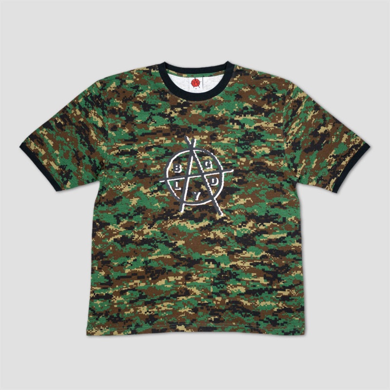Baglady Bagarchy Digi Camo Ringer T-Shirt Small