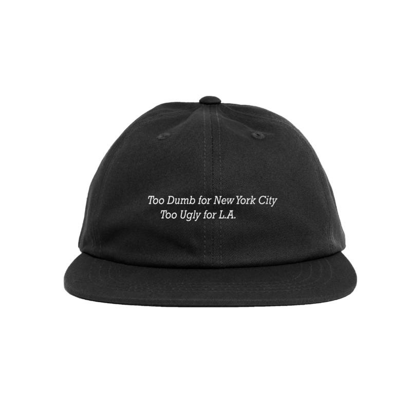 Chocolate Skateboards X Waylon Jennings “Too Dumb” 6 Panel Hat – ( Black )