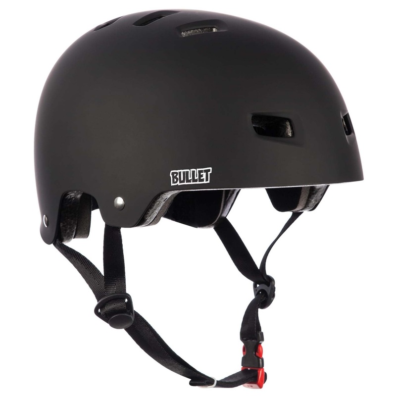 Deluxe Adult Skateboard Helmet Matte Black Sm/Med