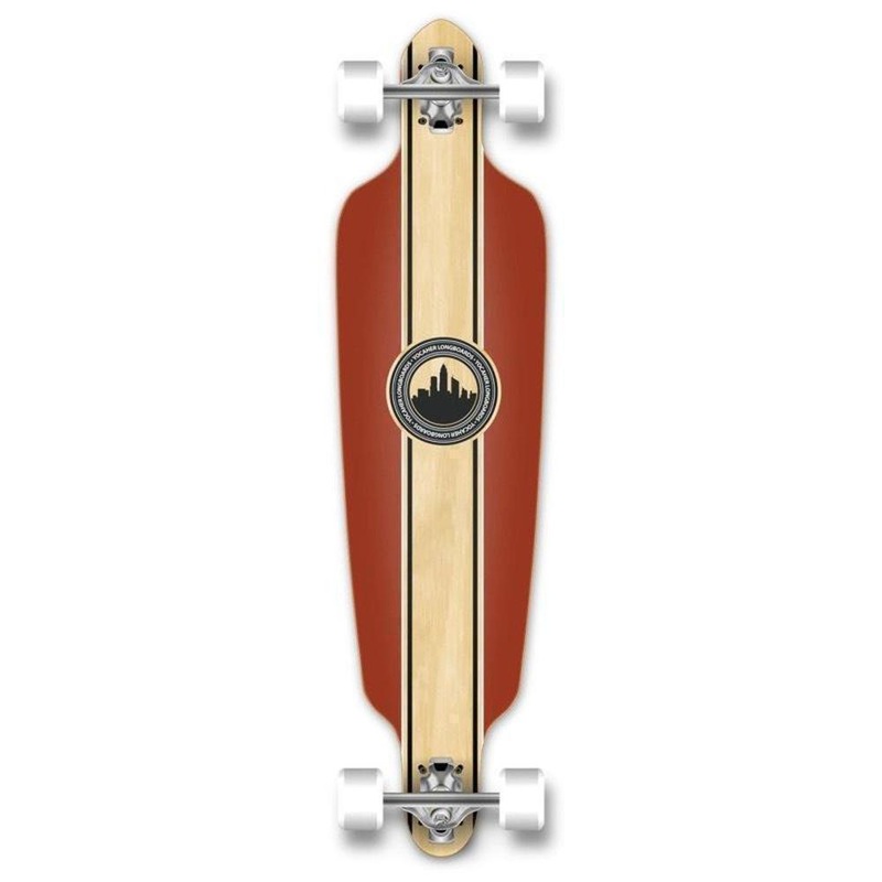Drop Through Longboard Crest 41″ Graphic from Punked Complete