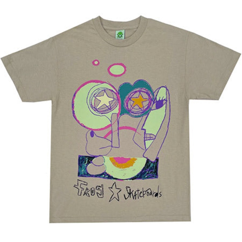 Frog Skateboards Senseless T Shirt Sand Extra Large