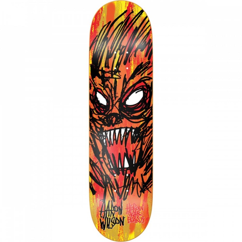 Heroin Wilson Savages 8.5″ Skateboard Deck