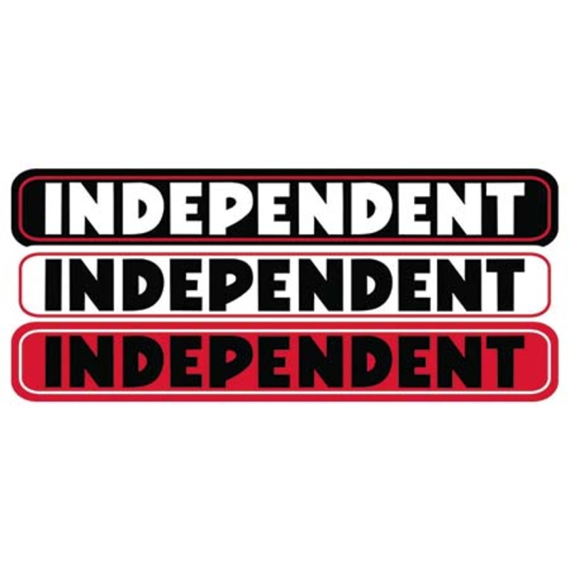 Independent Bar Vinyl Sticker Assorted 4″ x .6″
