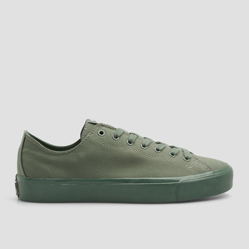 Last Resort AB VM003 Canvas LO Skate Shoes Full Spray Green UK4