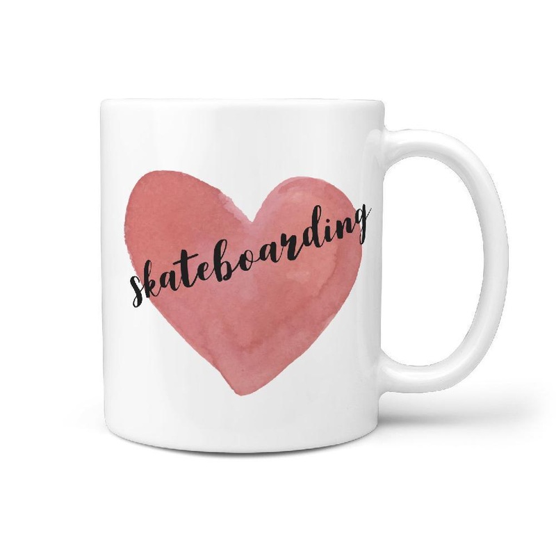 Love Skateboarding Coffee Mug – Great  Gift Idea