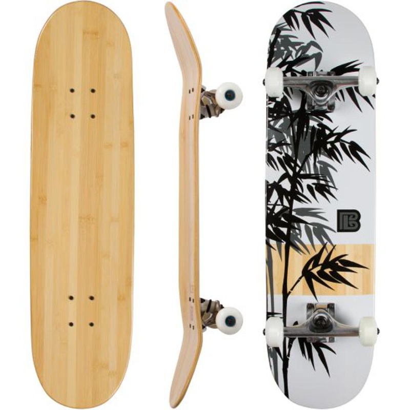 Moso Graphic Bamboo Skateboard Deck Only 7.75″
