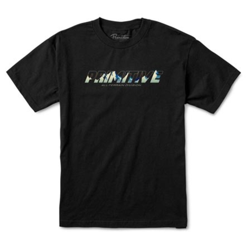 Primitive Skateboarding All-Terrain T Shirt Black Extra Large
