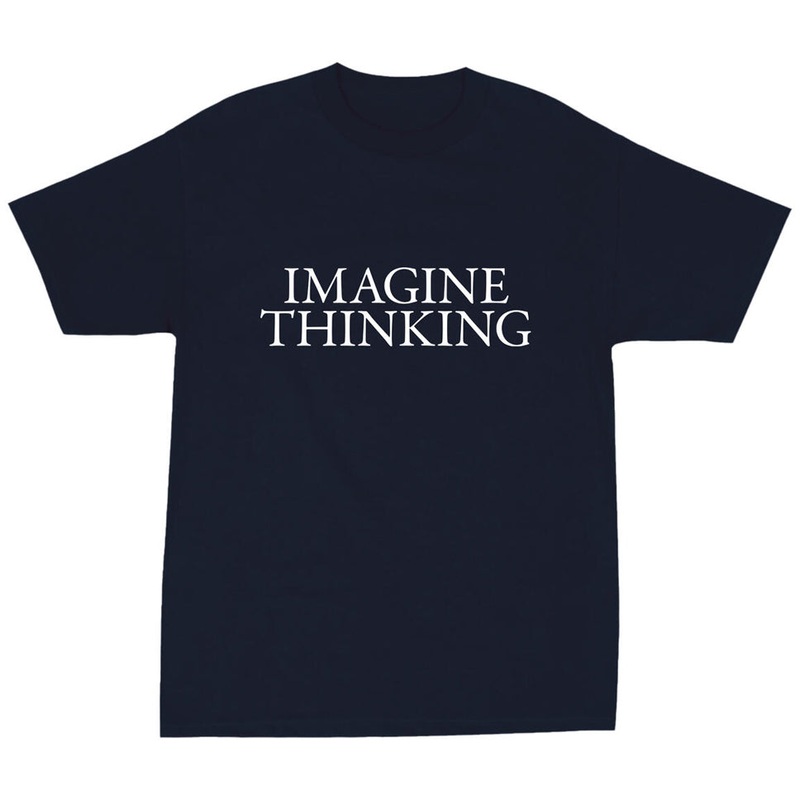 Quasi Imagine T Shirt Navy Medium